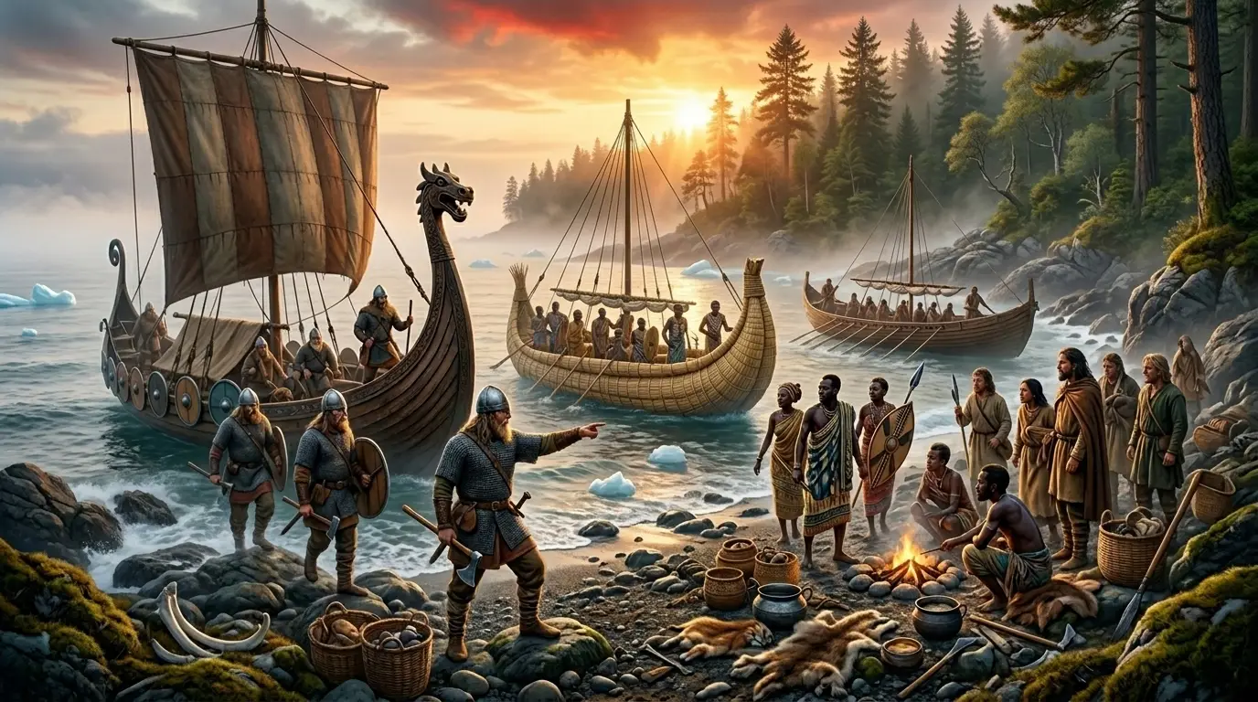 Read more about the article Pre-Columbian Visitors: The Asians, Africans, and Europeans Who Reached America Before Columbus