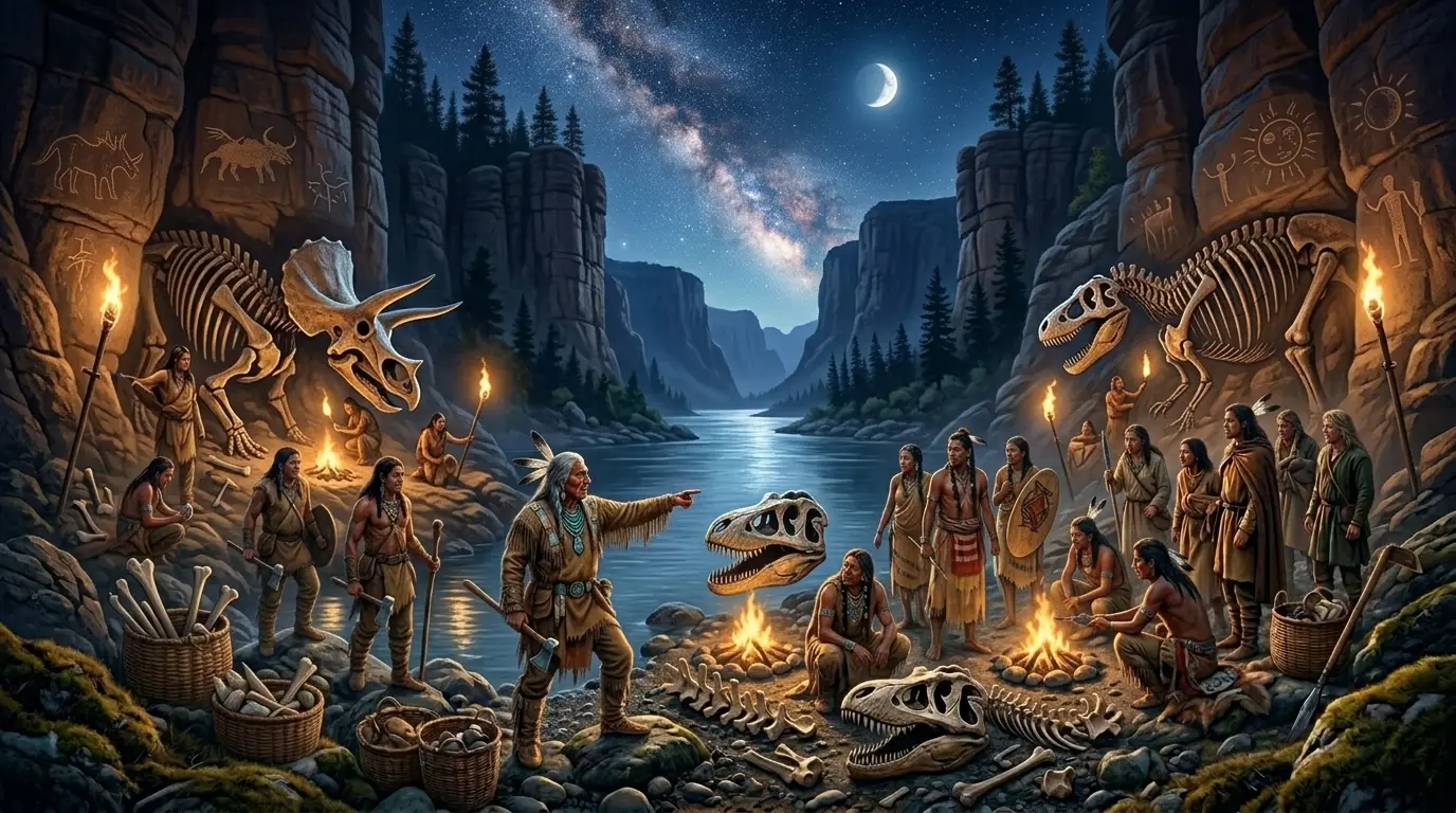 Read more about the article Fossil Legends of Native Americans: When Dinosaurs Were “Monsters”